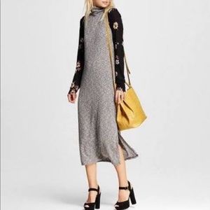 Turtleneck maxi dress